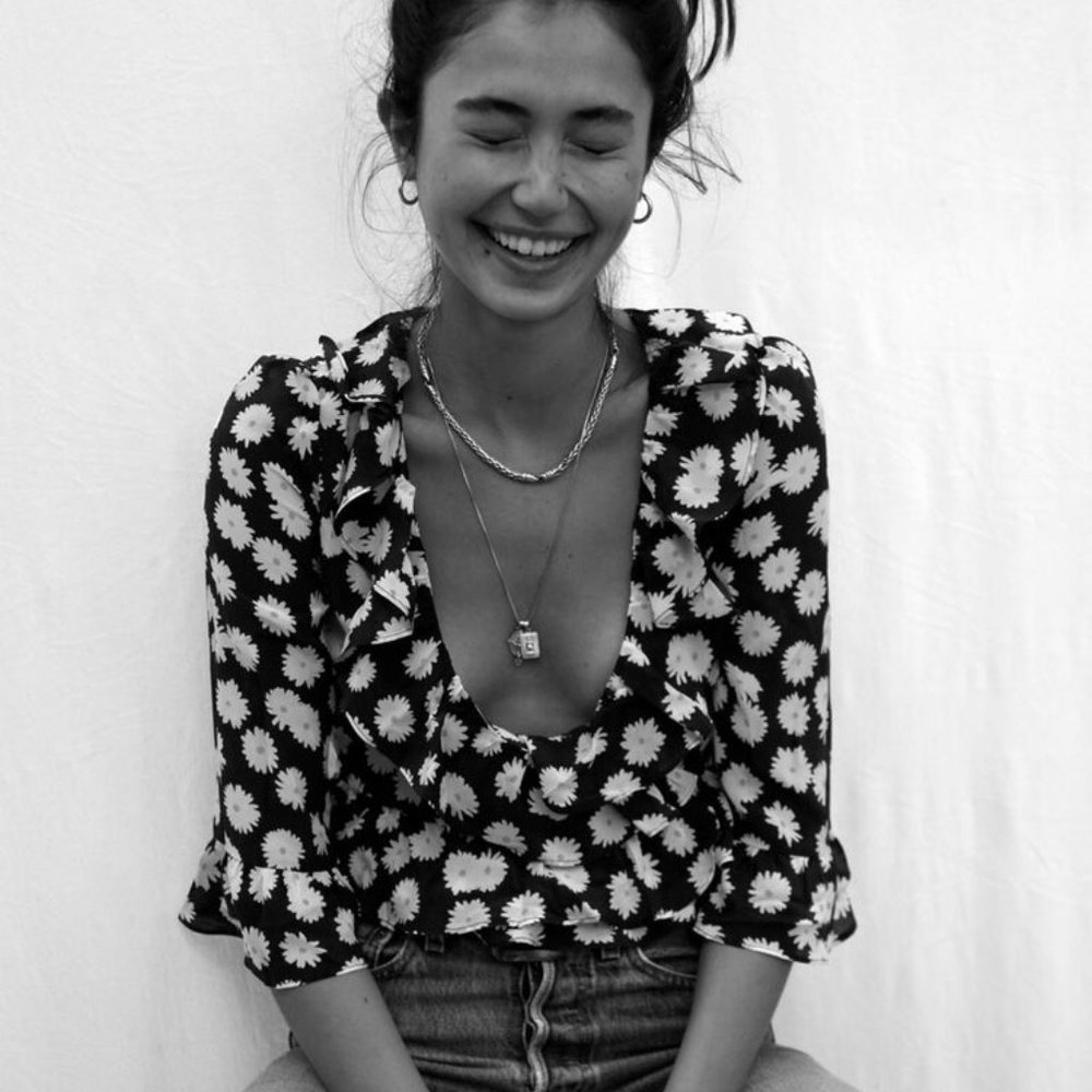 Realisation  Par The Cherry Daisy Wrap Top